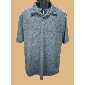 Nike Mens Golf Tour Performance Dri-Fit Gray Polo Large